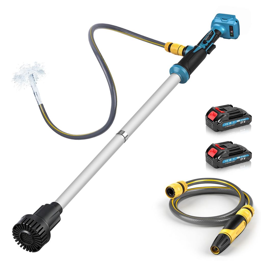 Kabellose Wasserpumpe mit 2 Akkus, Tragbare Pumpe Produktbild 