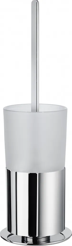 Brosse WC Smedbo Outline FK311 robuste en laiton et verre satiné