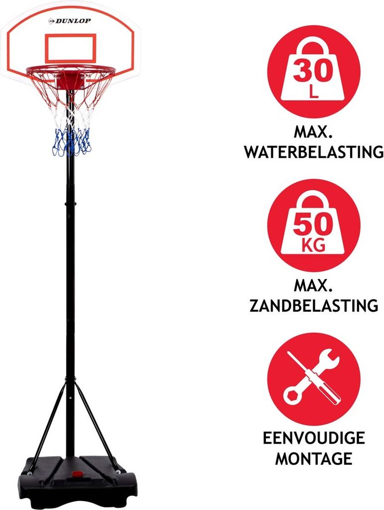 Dunlop Basketballkorb mit Ständer - Basketballkörbe - Produktbild 12