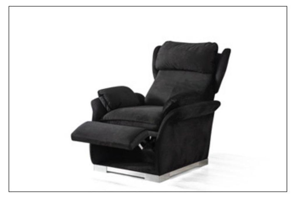 Fernseh Sessel multifunktionaler Relax im italienischen Stil Moderne Polster Neu