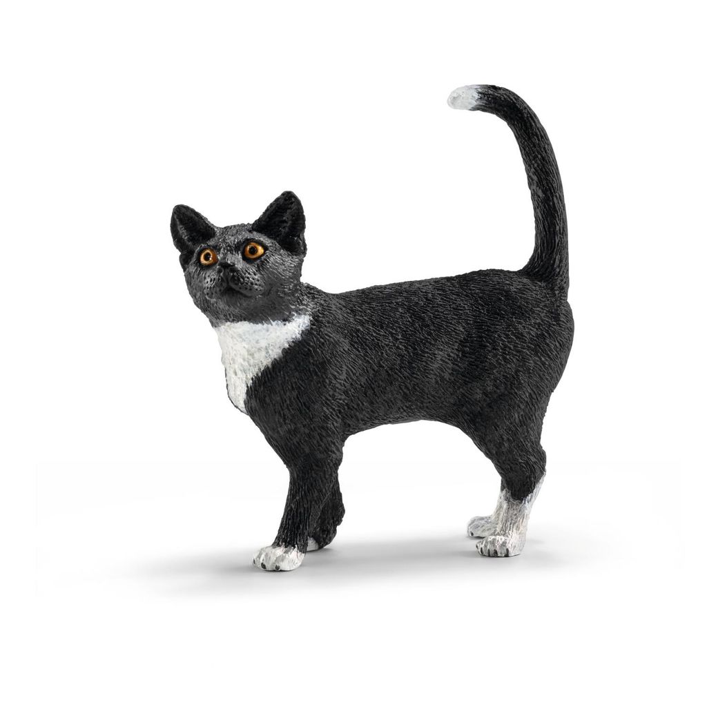 Schleich 13770 - Katze - stehend, Tier Spielfigur