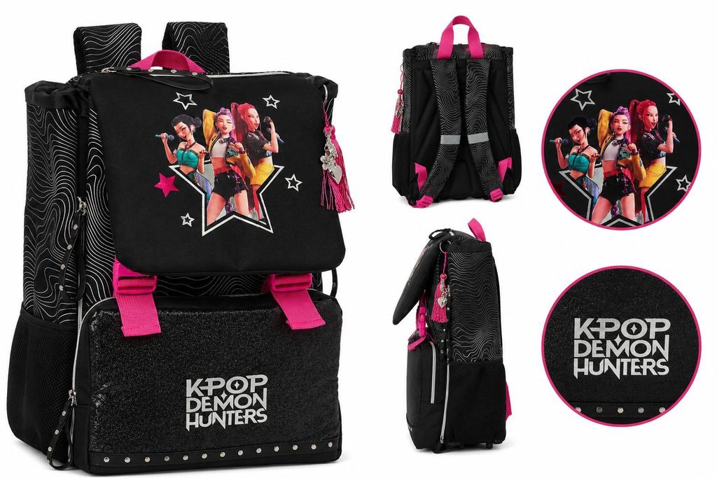 Tornister Plecak Szkolny K-POP Demon Hunters  Energy 41 cm Zdjęcie produktu 