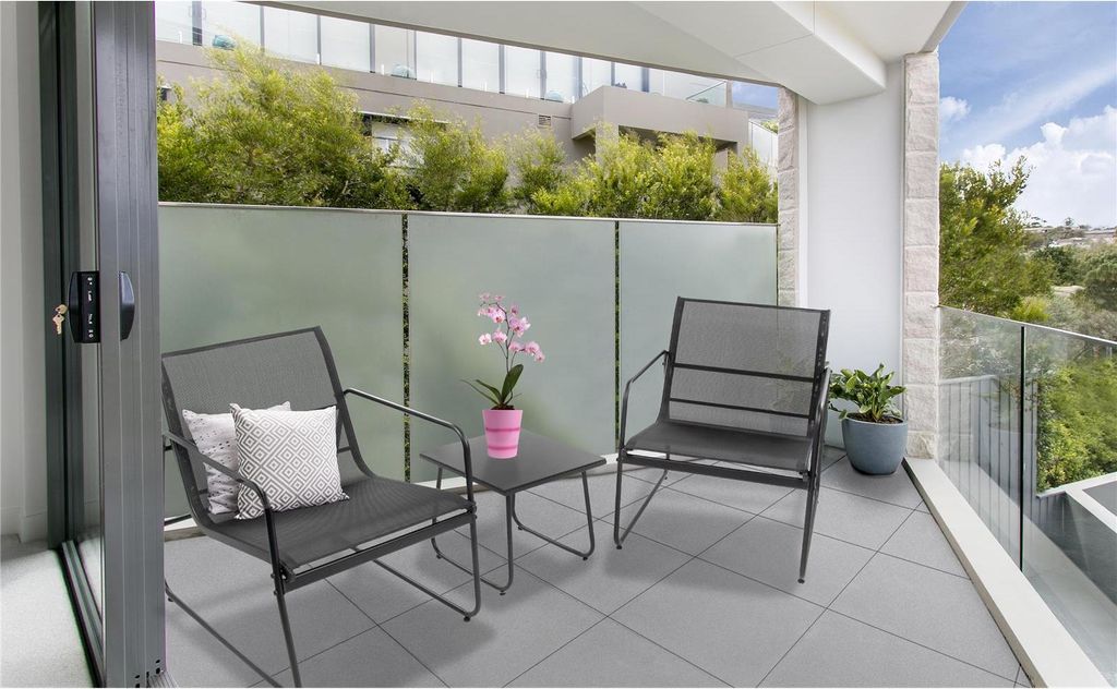 Balkonset Gartenmöbelset Loungeset 2 -Sitzer inkl. 2 Sessel Produktbild 