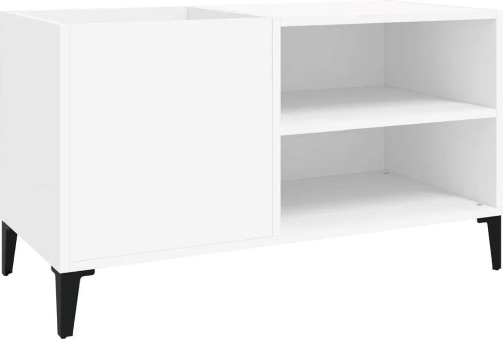 Armadio a pannelli bianco 84,5x38x48 cm materiale a base di legno