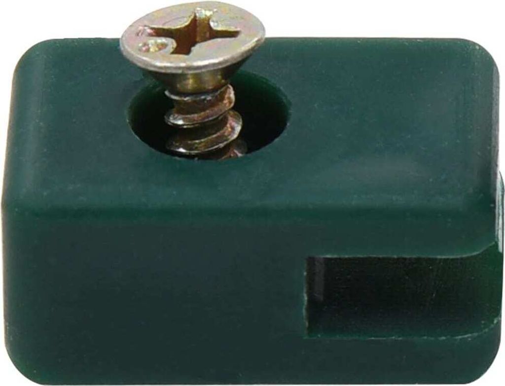vidaXL Support de fil de tension avec vis 100 kits Vert Image du produit 