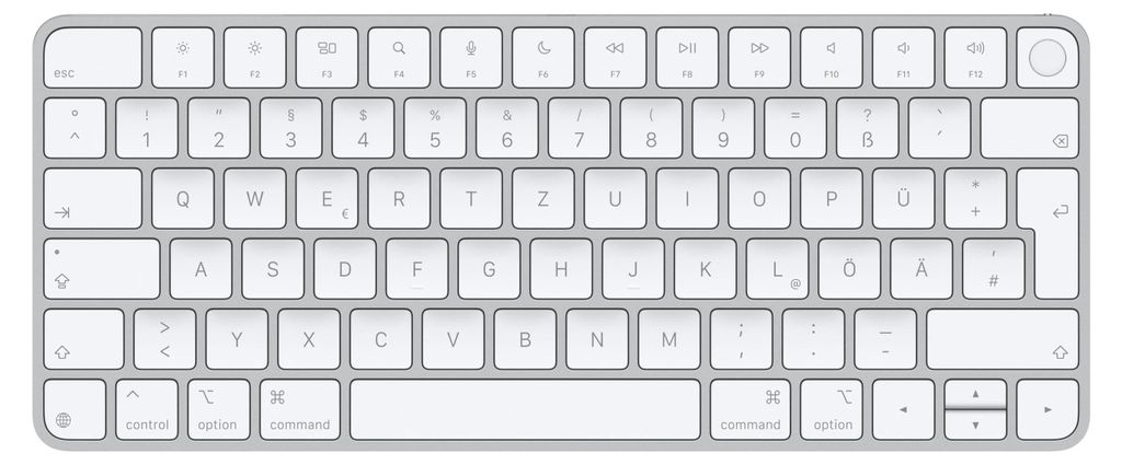 Apple Magic Keyboard mit Touch ID (Apple Silicon) Deutsch Image du produit 