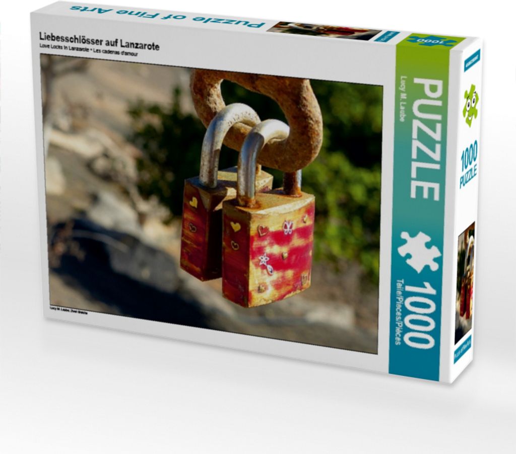 Calvendo Liebesschlösser auf Lanzarote 1000 Teile Puzzle Produktbild 