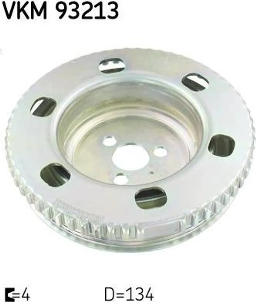 Poulie Vilebrequin SKF pour entretien Fiat Doblo et Idea - Ref 55181196