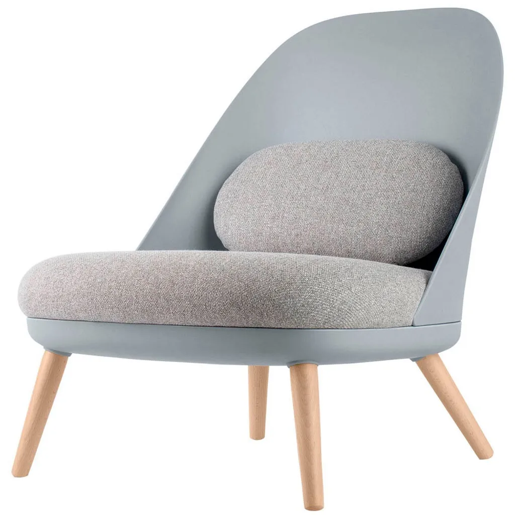 Fauteuil Cocoon Design Gris Moderne : Siège Confortable pour le Salon - 3