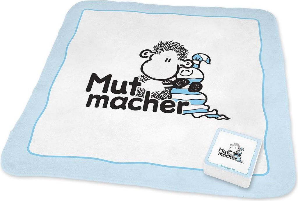 Sheepworld - 44012 - Zauberhandtuch, Mutmacher, 30cm x 30cm Produktbild 