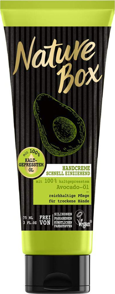 Nature Box Handcreme Avocado-Öl 75ml Pflege für die Hände