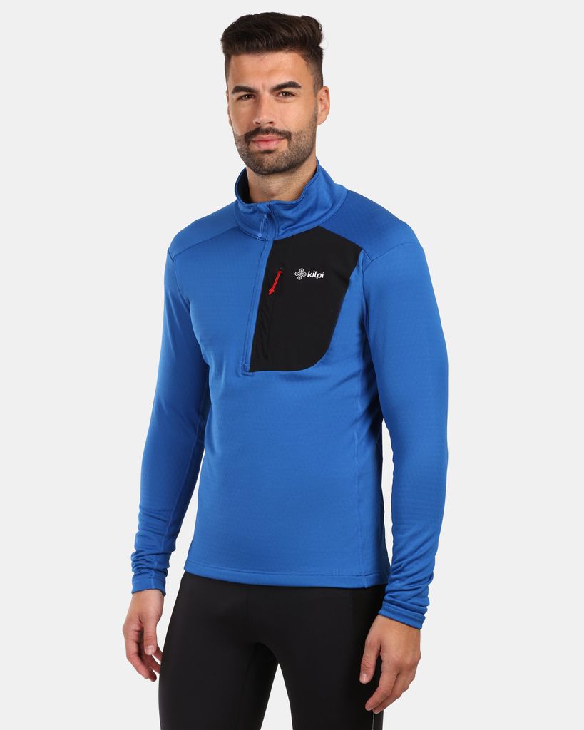 Herren-Fleece-Mittelschicht Kilpi VIGO-M, DUNKELBLAU, Größe L