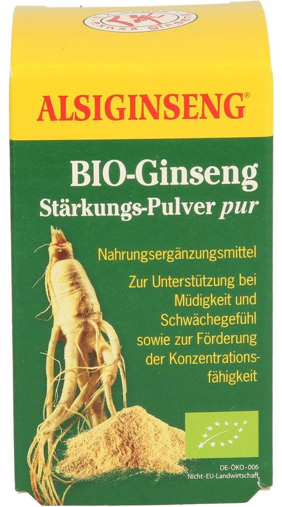 ALSIGINSENG -Ginseng Stärkungs-Pulver pur, 30 g Pulver Produktbild 