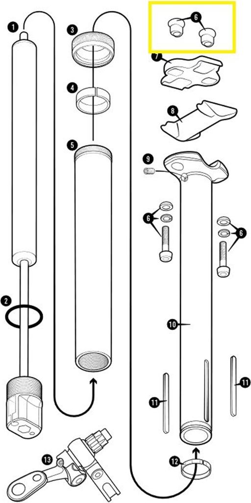 Crankbrothers Highline 3 Screw Assembly, Schraubenset