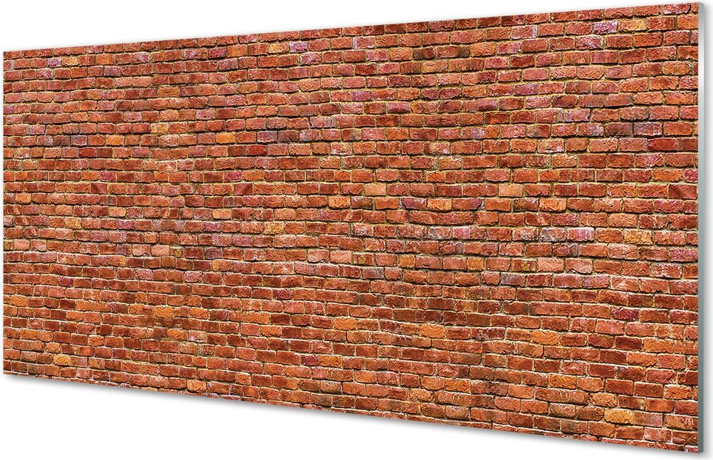 Glasbilder 100x50 Wandkunst Vintage brick wall