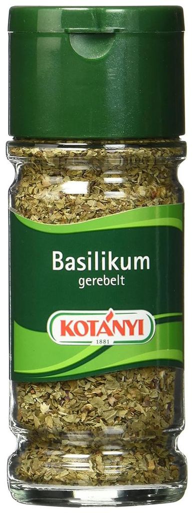 Kotanyi Basilikum gerebelt und getrocknet für köstliche Produktbild 