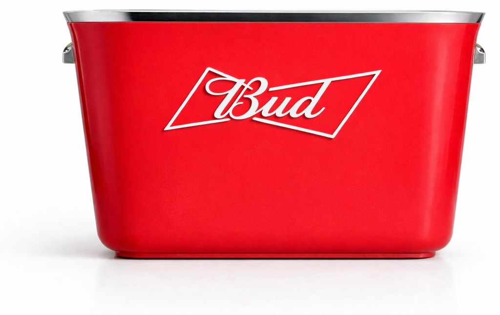 Bud Mini-Eiskübel / Getränkekühler - Budweiser - Rot - Produktbild 