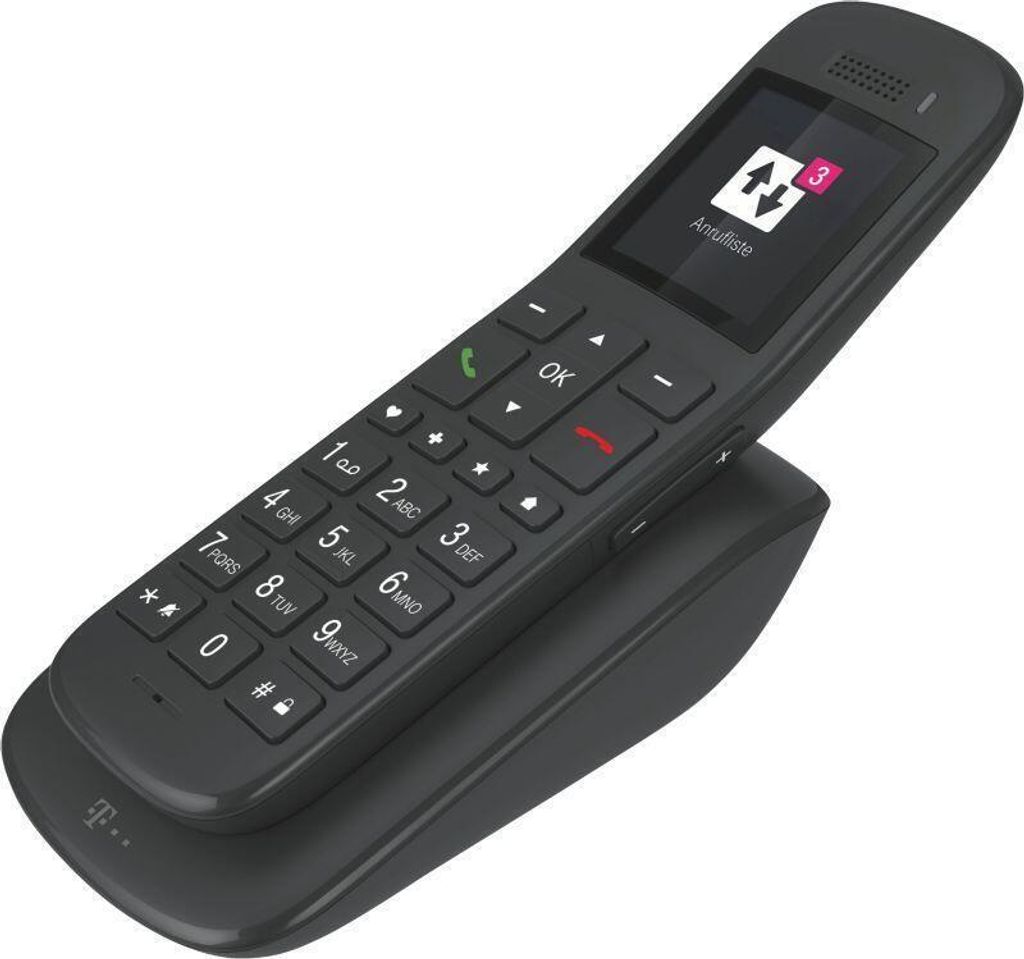Bezdrátový telefon Telekom Sinus A32 se záznamníkem ebenové Obrázek produktu 