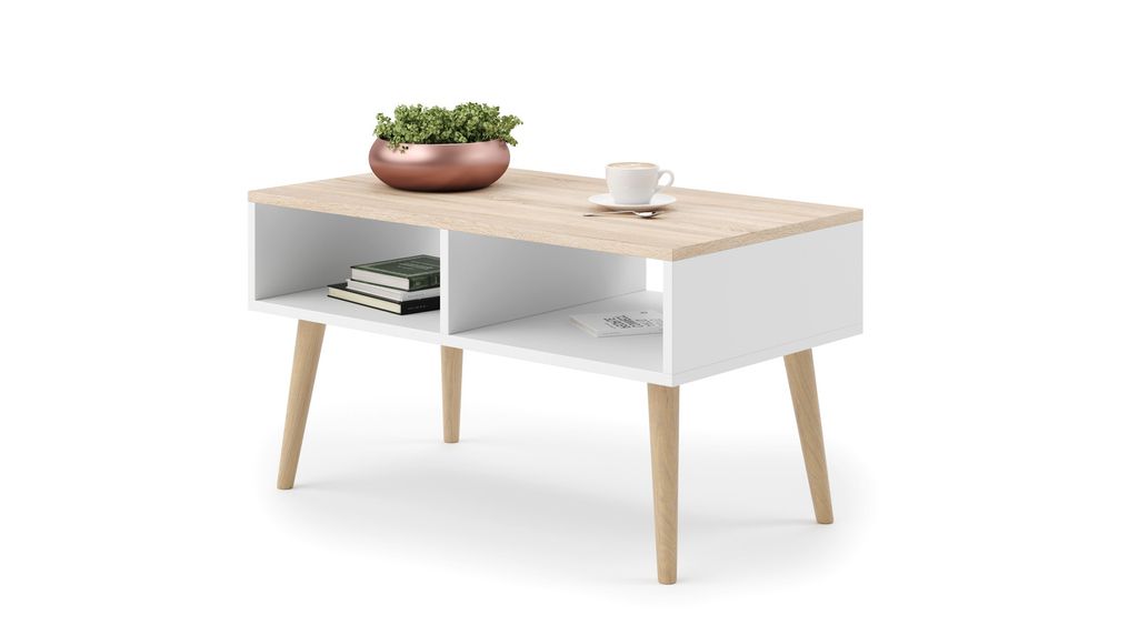 Table basse Sandi : moderne et robuste, pour le salon, en Image du produit 