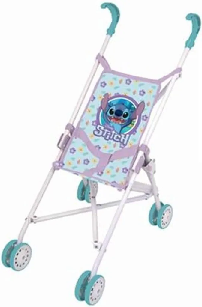 Poussette de poupée Disney Stitch - Accessoire de jeu d'imitation enfant