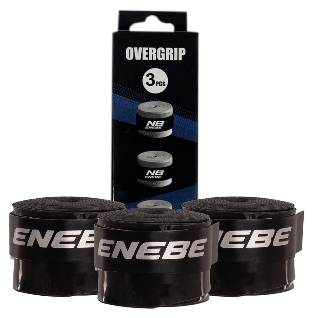 Packung mit 3 Overgrips Smooth Enebe Black