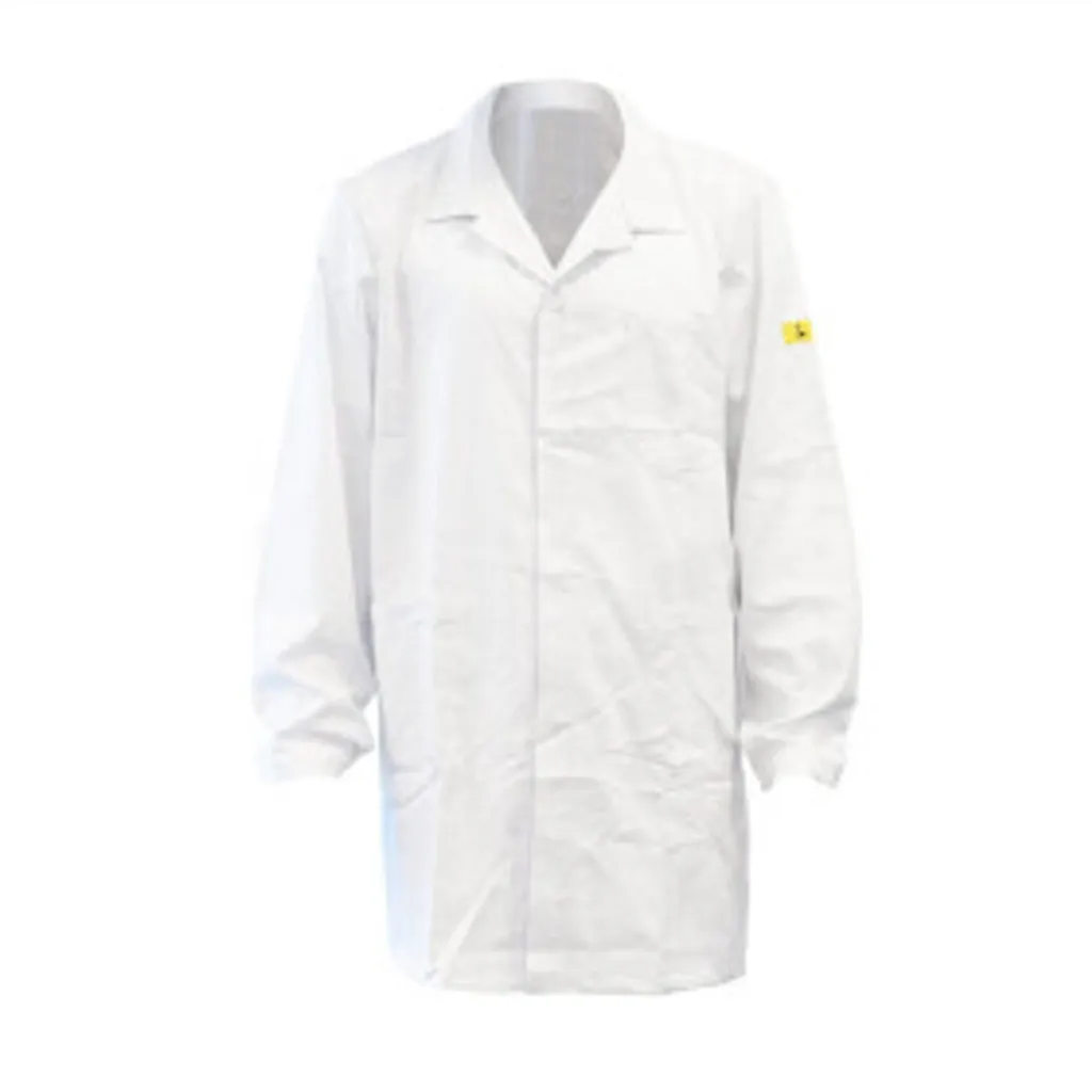 Évitez les décharges statiques avec le manteau blanc ESD 3/4 WBR-62406