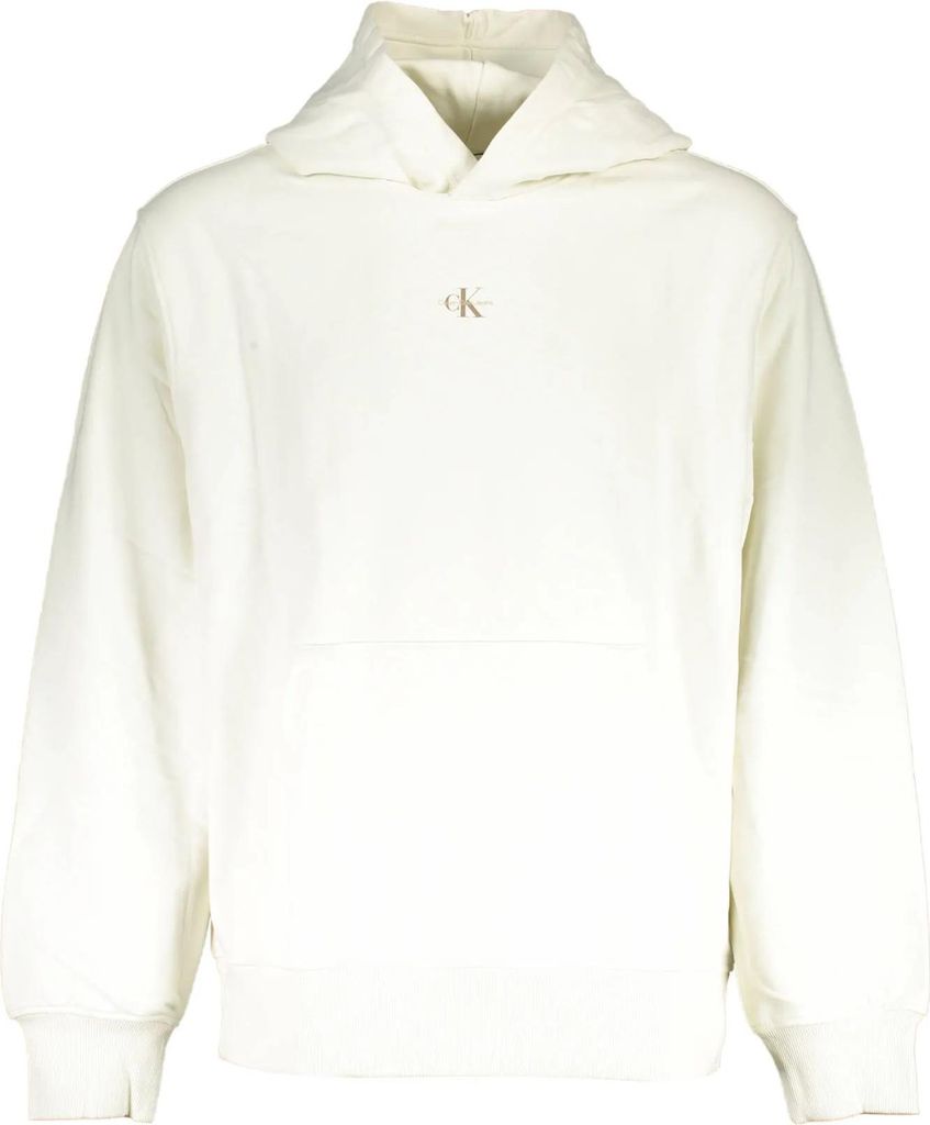 Calvin Klein Herren Langarm-Sweatshirt Weiß J30J322535_BIANCO_YBI : Größe - 2XL Größe: 2XL