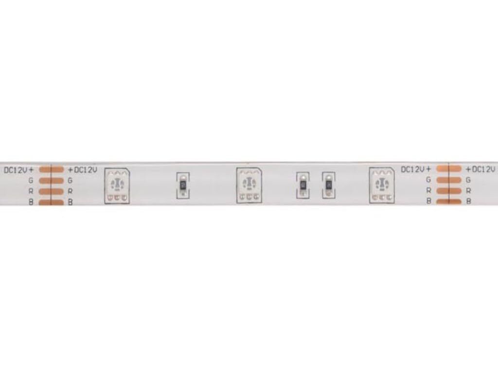 Velleman LED-Streifen, flexibel, selbstklebend, IP61, 150 LEDs, 5 m, 12 V, RGB