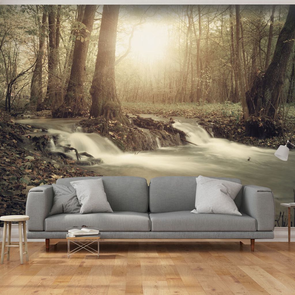 Basera Selbstklebende Fototapete Waldmotiv c-B-0089-a-c, mit UV-Schutz, 294x210 cm