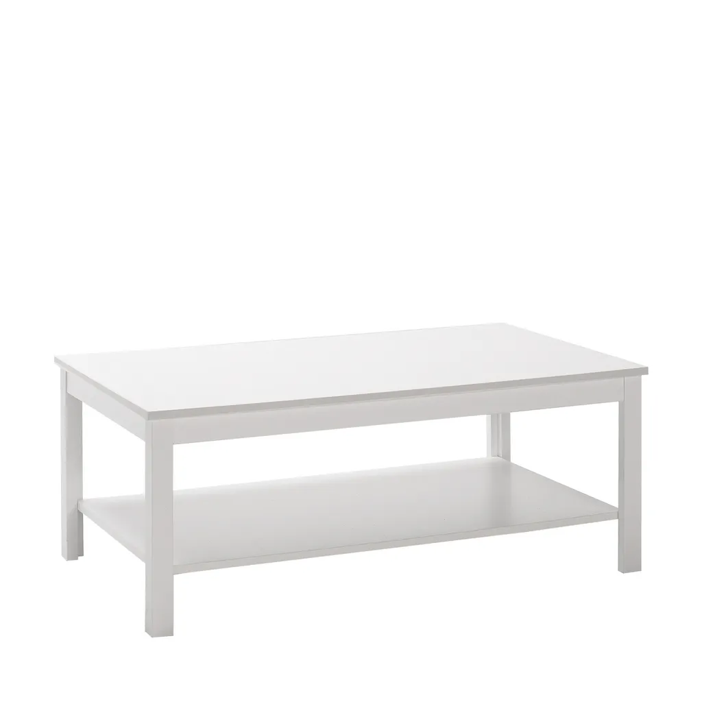 Skye Decor Shp-880-Bb-1 Table Basse Blanche en Mélamine 80x80x40 cm
