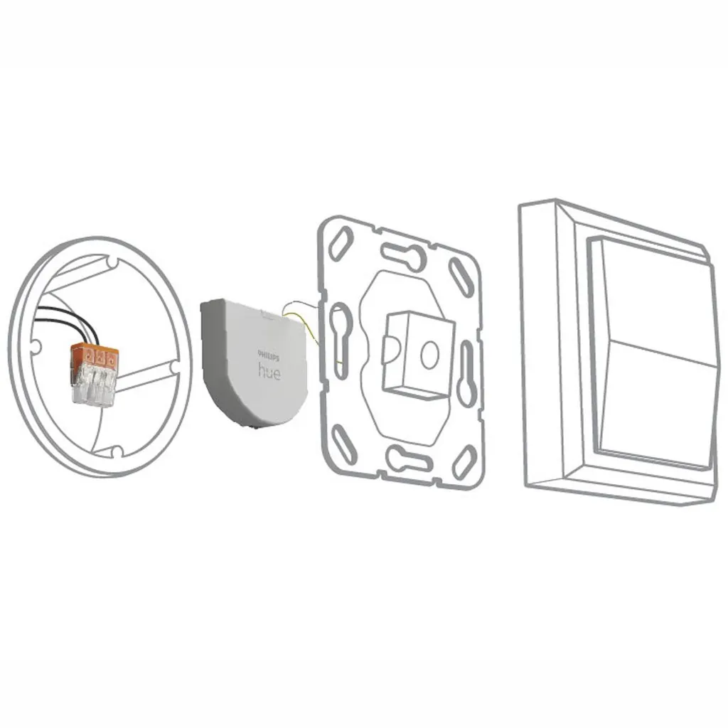 Module interrupteur mural encastrable pour système Philips Hue connecté - 8