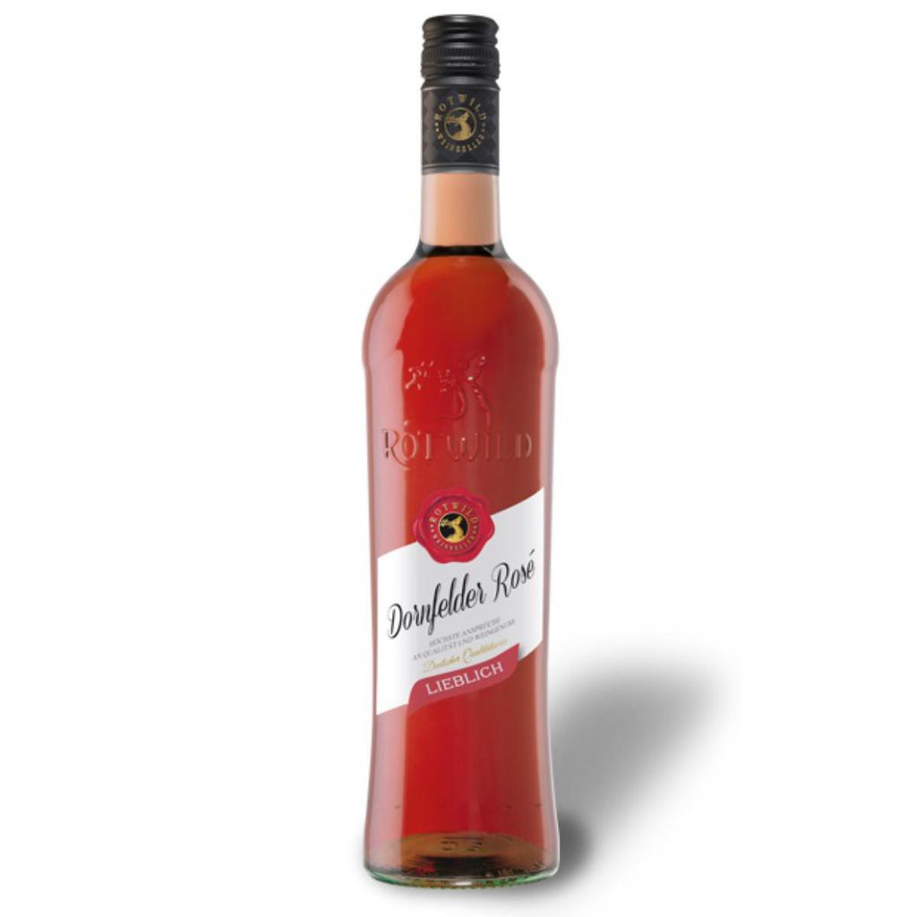 Rotwild Dornfelder Rose lieblich rote Trauben feine Würze Produktbild 