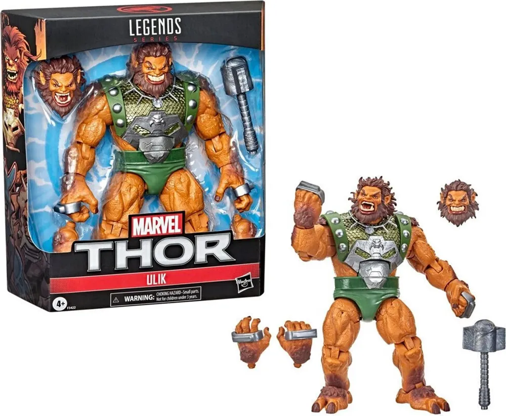 Figurine Ulik 15cm Marvel F3422 Hasbro, Figurine Articulée Détail