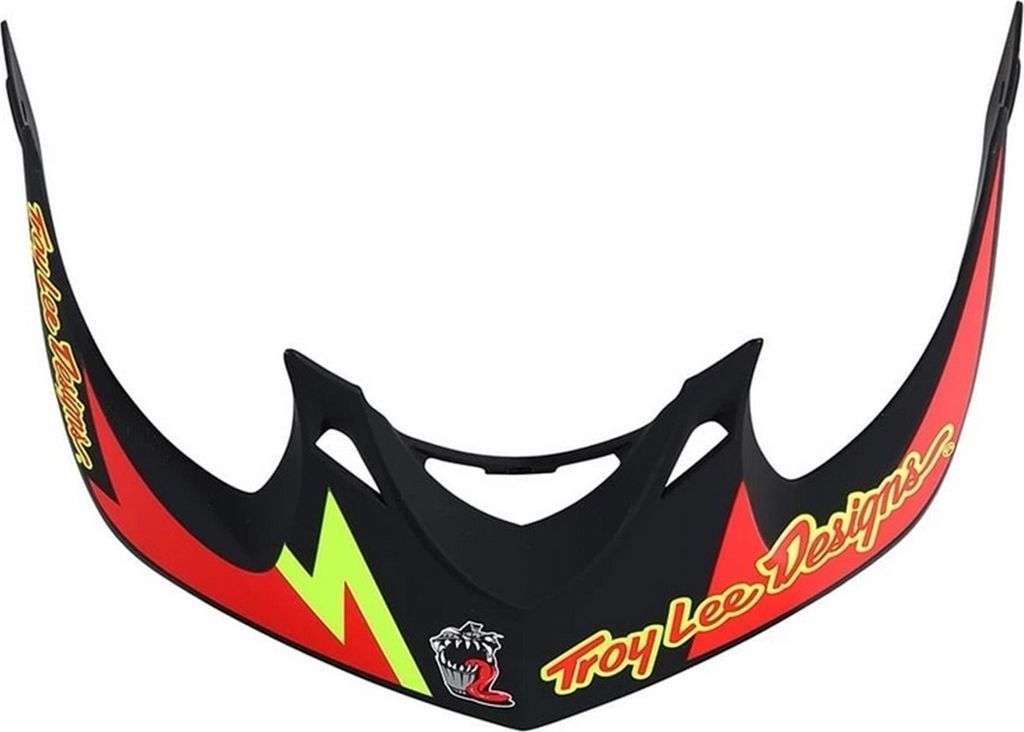 Troy Lee Designs A1 Helmvisier, Vertigo, red