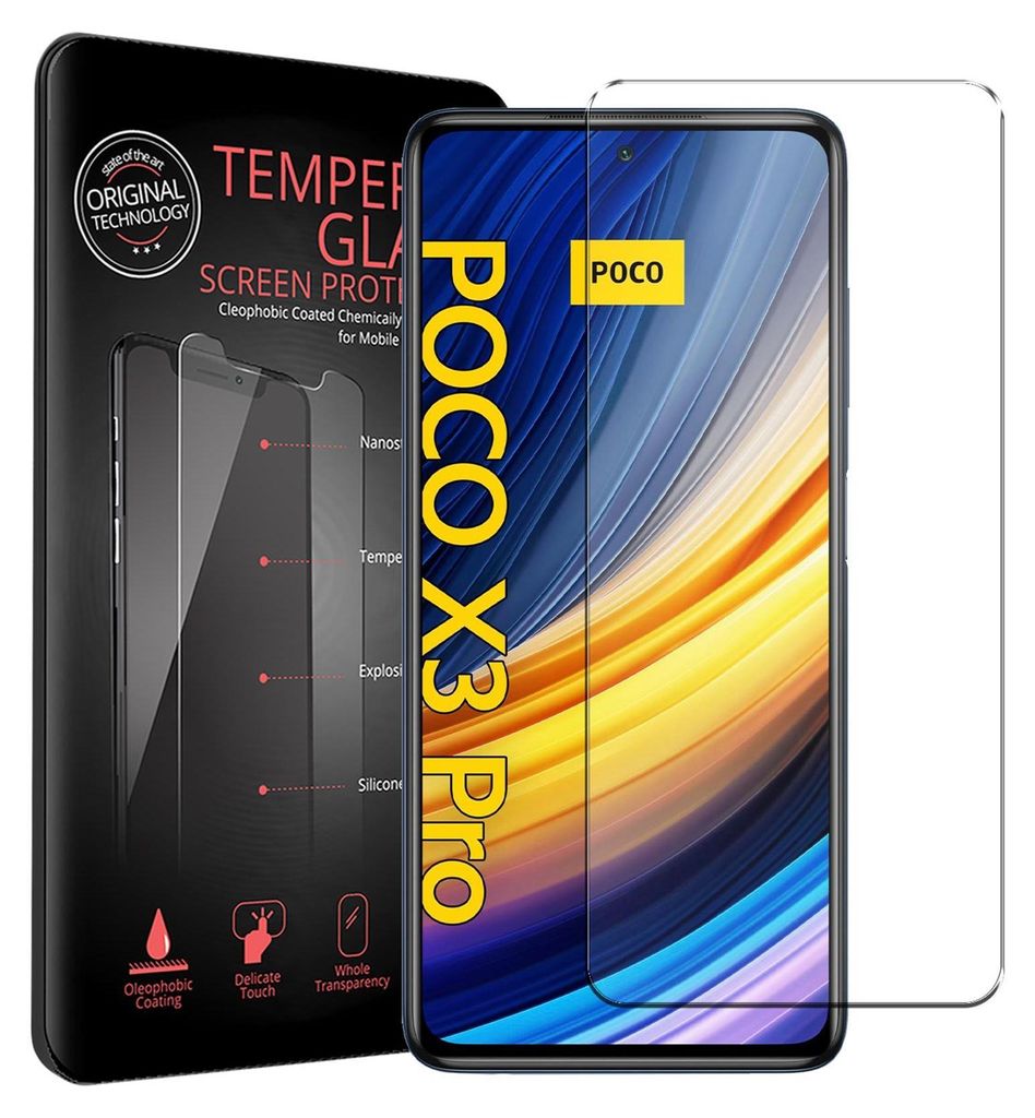 2x pellicola protettiva per Xiaomi Poco X3 Pro cellulare Immagine del prodotto 