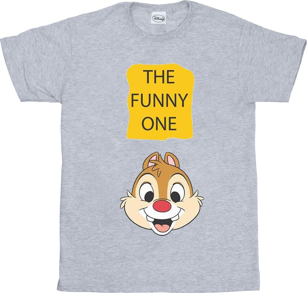Disney - "Chip N Dale The Smart One" T-Shirt für Herren BI40284 (5XL) (Grau)
