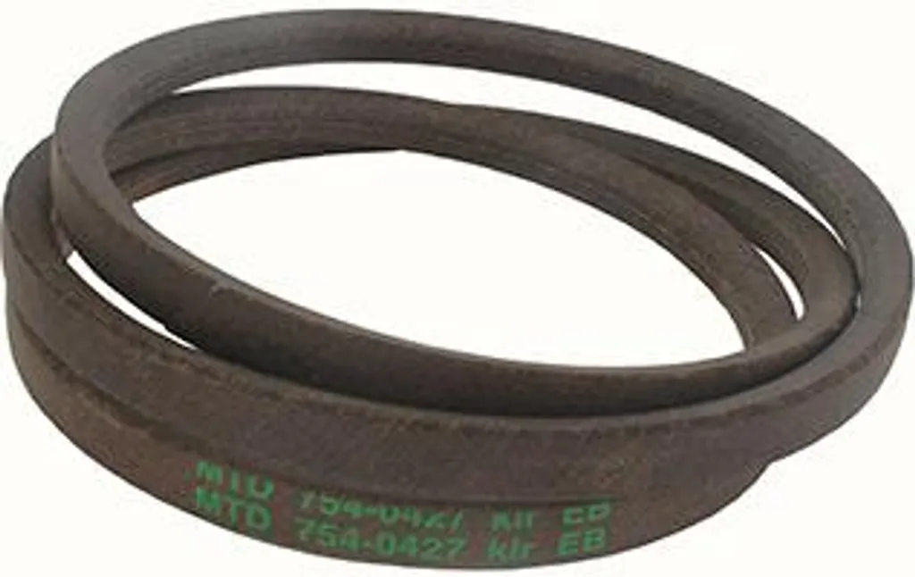 Courroie de coupe robuste MTD 754-0427 pour une transmission de force