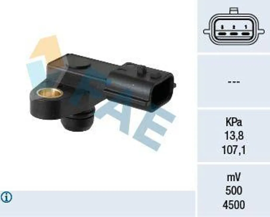 Sensore Pressione Aria FAE 15217 - Alternativa OE Nissan 138195
