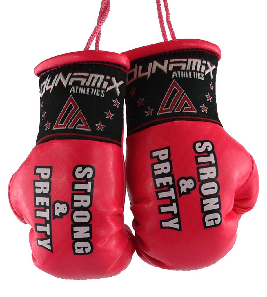 Dynamix Athletics Autospiegel Mini Boxhandschuhe Strong&Pretty Pink