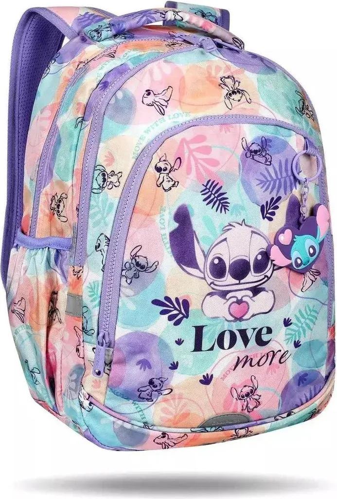 Sac à dos scolaire Stitch Pastel Coolpack avec dos rembourré 23L