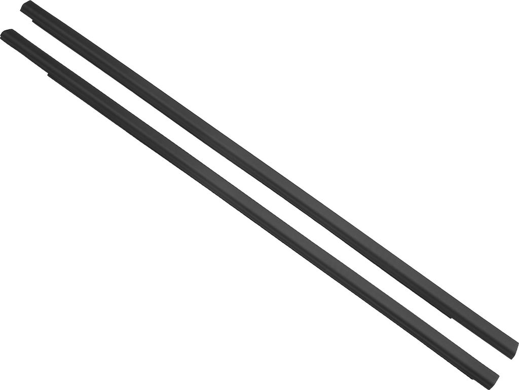 Fensterdichtung, Fensterleisten-Dichtungsband, für Honda Civic 2017-2020, PVC, vorne links & rechts, Nr. 72450TEAT01/72410TEAT01, Schwarz, 2 Stück