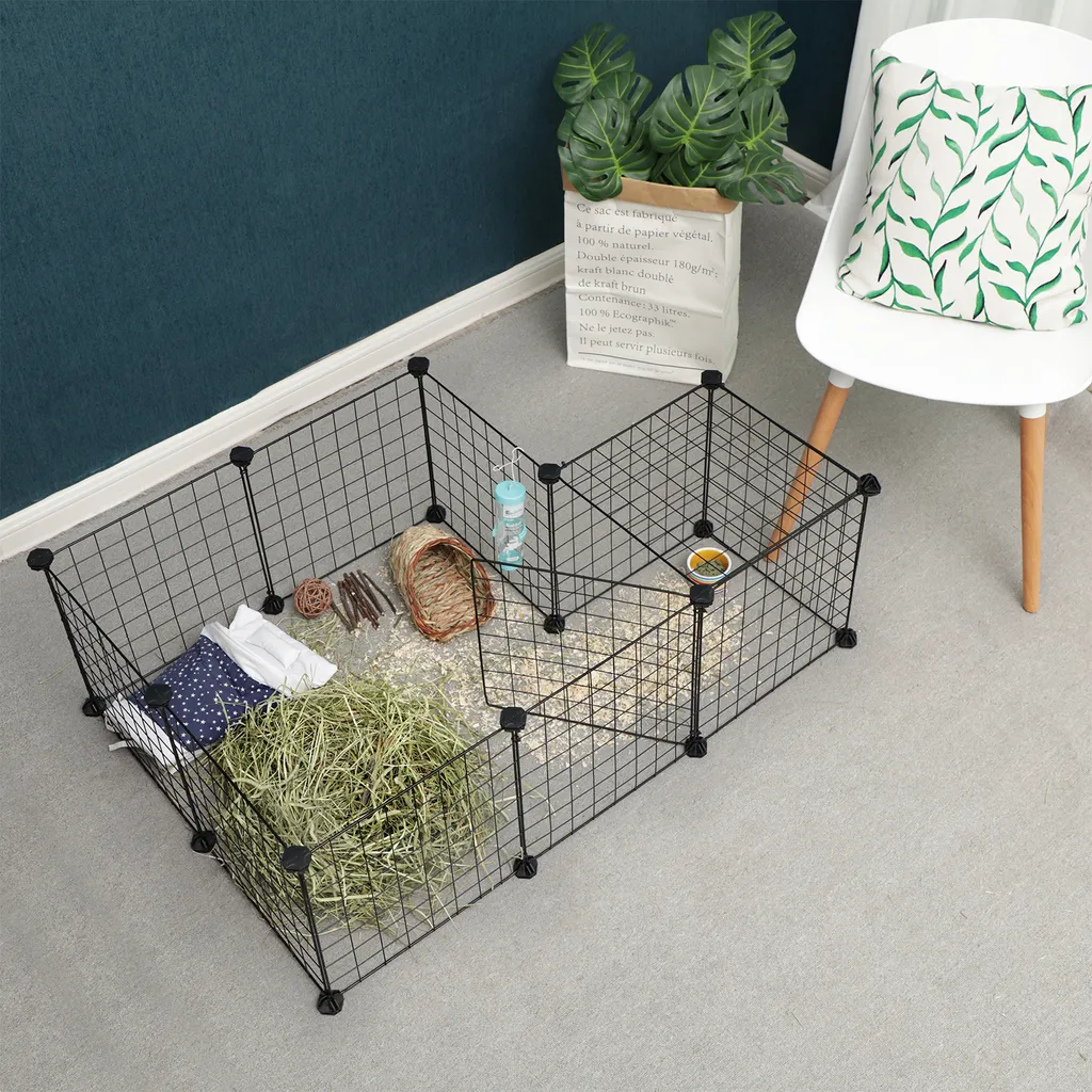 Cage petits animaux spacieuse pour éviter l'ennui et sécuriser les rongeurs