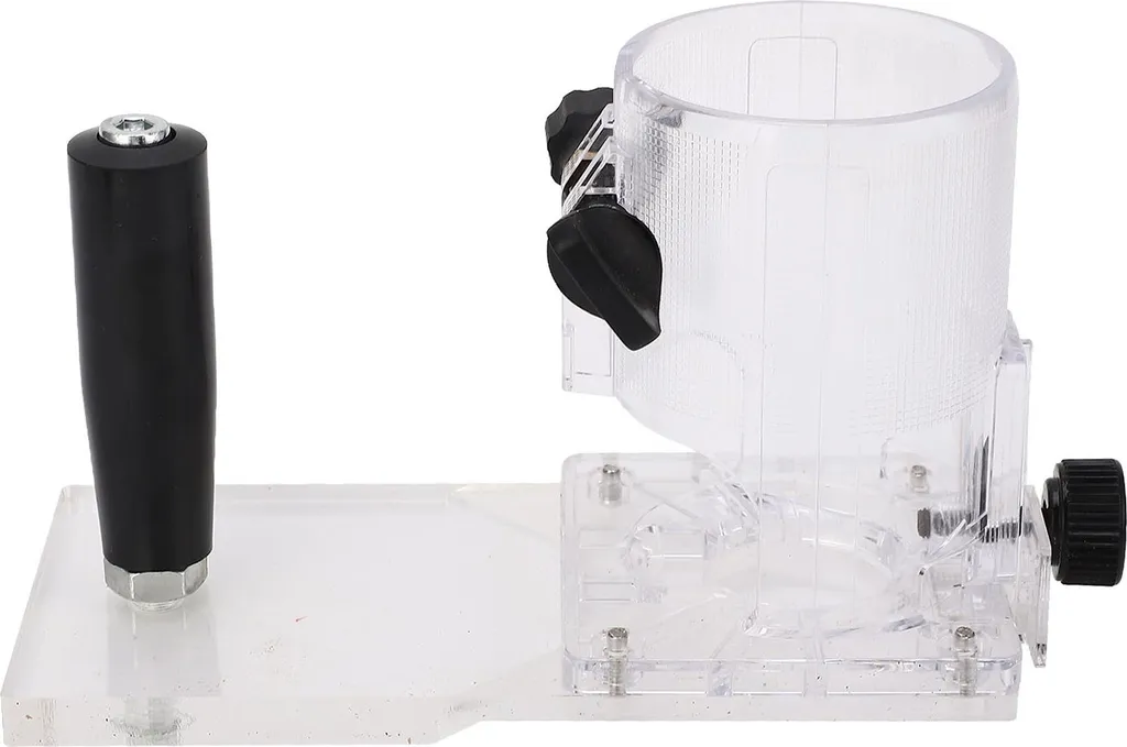 Couvercle de Protection pour Défonceuse à Bois avec Base Transparente
