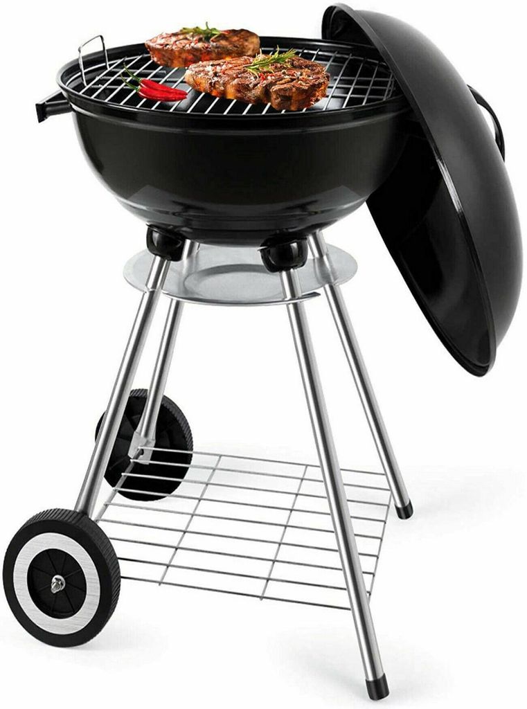 Kugelgrill Holzkohlegrill Runder Grill mit Deckel Produktbild 