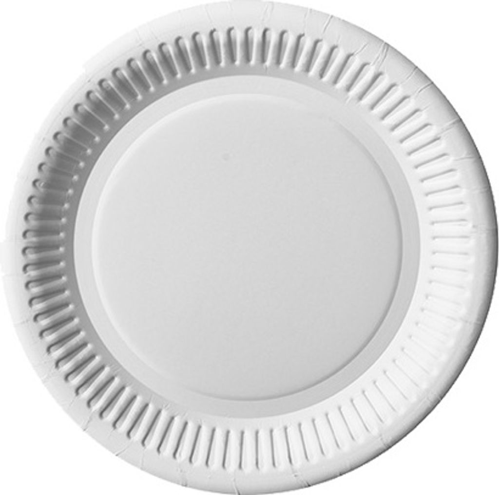 20000 Teller, Pappe "pure" rund Ø 20 cm weiss