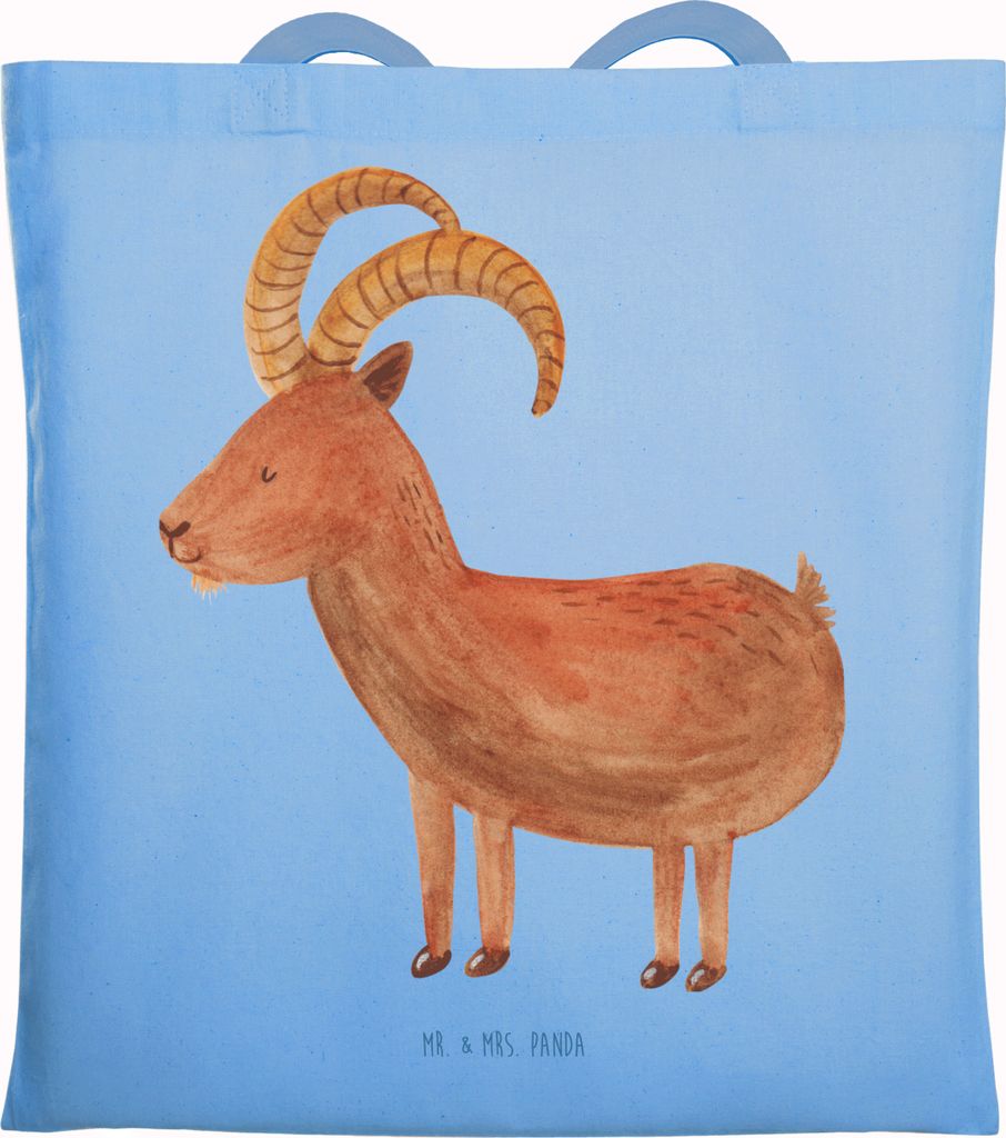 Mr. & Mrs. Panda Shopping Tasche Sternzeichen Steinbock - Produktbild 