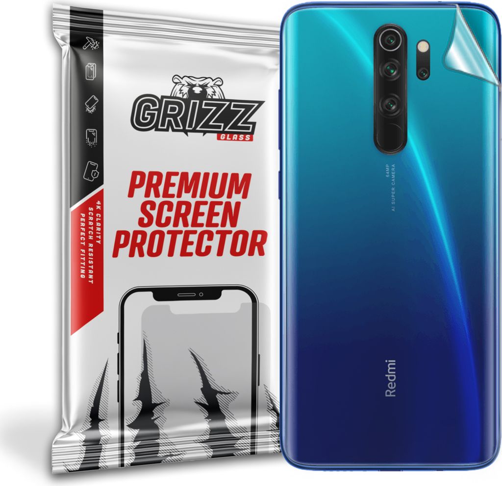 Folie auf der Rückseite GrizzGlass UltraSkin für Xiaomi Redmi Note 8 Pro