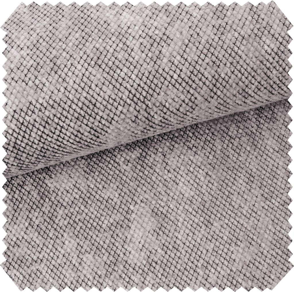 novely WESSELN - Extravaganter Möbelstoff mit Netzmuster - Robuster Velours Polsterstoff - Pflegeleichte Meterware 1lfm - Farbe: 12 Zartrosa-Grau