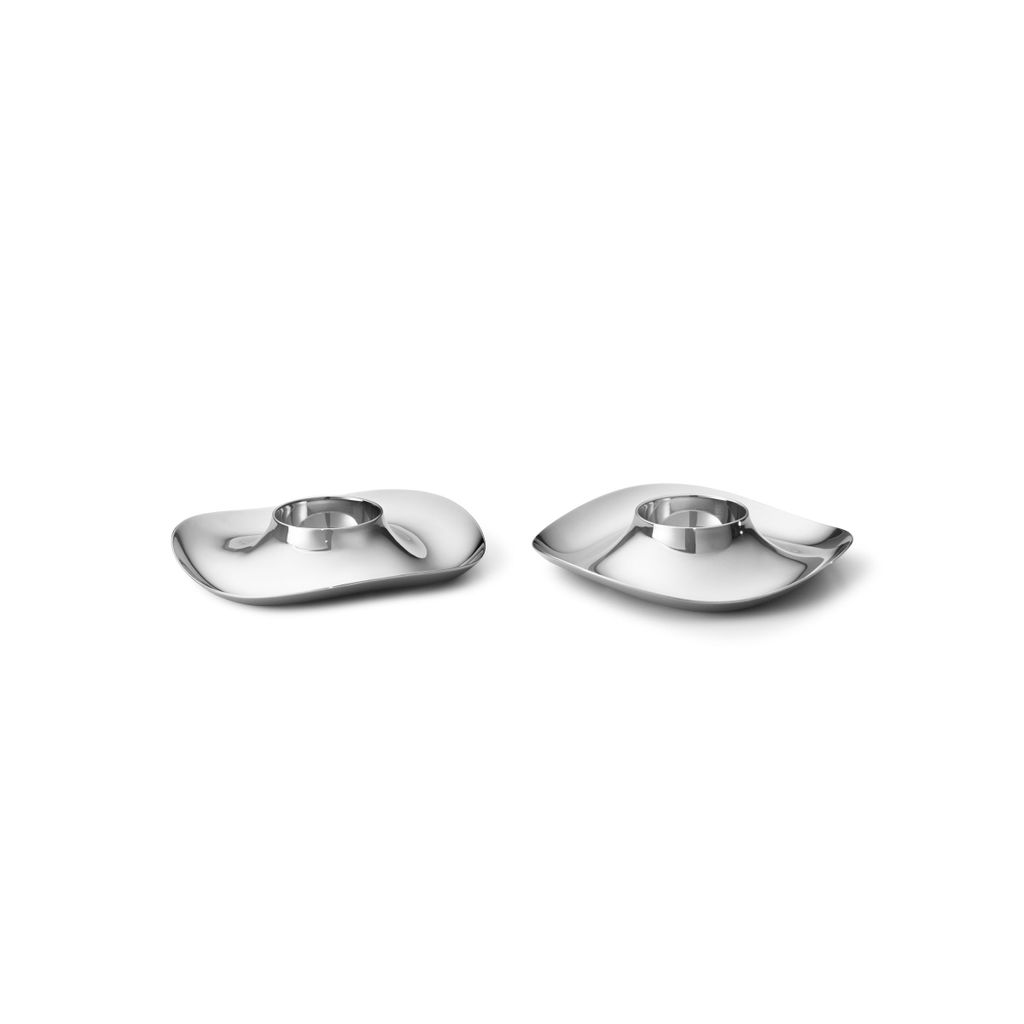 Georg Jensen COBRA EGG CUP STAINLESS STEEL, 2 PCS 10019104