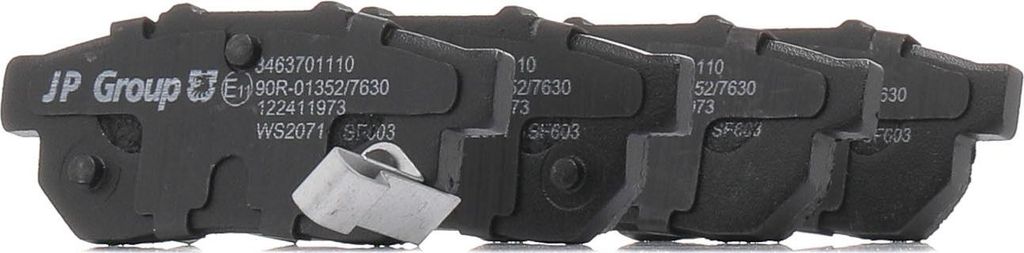 JP GROUP Bremsbeläge Satz Hinten für HONDA Jazz II Schrägheck (GD, GE3, GE2) 3463701110